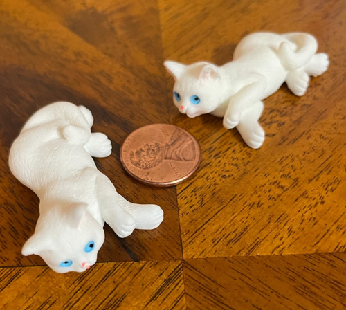 10Pcs Realistic Miniature Resin Cat Figurines - Bild 5 von 7