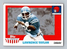 2005 Topps All American football North Carolina Tar Heels Lawrence Taylor #17