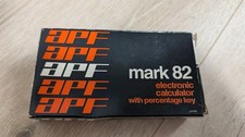 Vintage APF Mark 82 Calculator Tested working. New battery