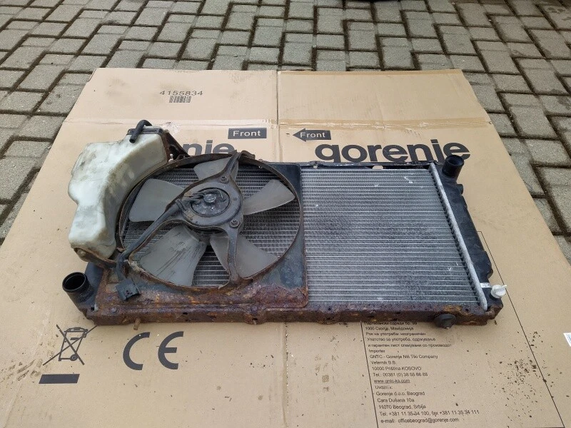 Kühler mit Lüfter von einen Subaru Legacy BC BJF MK1 89-94 - Image 2 of 4