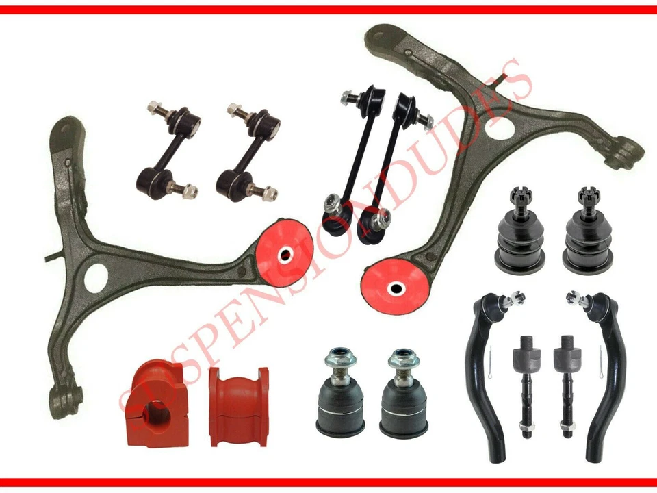 Kit de brazo de control inferior delantero de 16 piezas para Acura TL 2007-2008 Foto 2 de 4