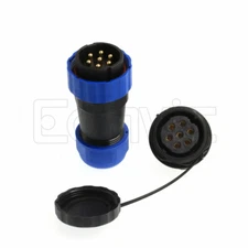 SP29 7 Pin Socket Plug Waterproof Circular Power Quick Disconnect Connector 25A