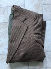Michael Barrie Mens Tan Brown Flecked Wool Mix Smart Blazer Jacket Size 42”