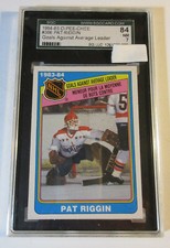 1984 Graded Pat Riggin O-PEE-CHEE card #386 (#109e)