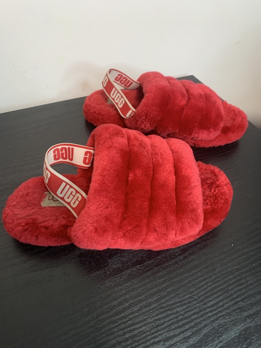 UGG Australia Fluff Yeah Shearling Slide Slipper Women Size  display picture 1