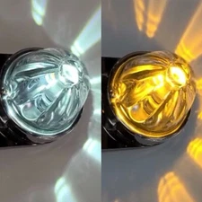 JML GEN2 1157 AMBER/WHITE Dual Color LED Bulb only Watermelon Glass Lens (SET/2)
