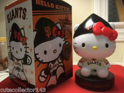 SF Giants 2015 Hello Kitty SE World Champions GNOME not a