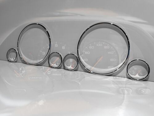 For Honda Acura NSX 90-05 Polished Aluminium Trim Rings For Instrument Cluster - Bild 3 von 9