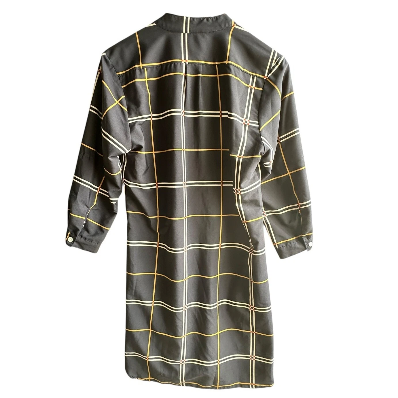 VETEMENTS The Royal Standard Collection Abito Tunica Cambio Plaid Casual Nero Medium