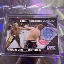 2009 Topps UFC Round 1 Anderson Silva Chris Leben vs #46 Rookie RC