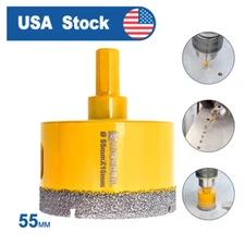 55mm Diamond Drilling Core Bits Hole Saw Cutter Cutting Granite Tile Drill Bit