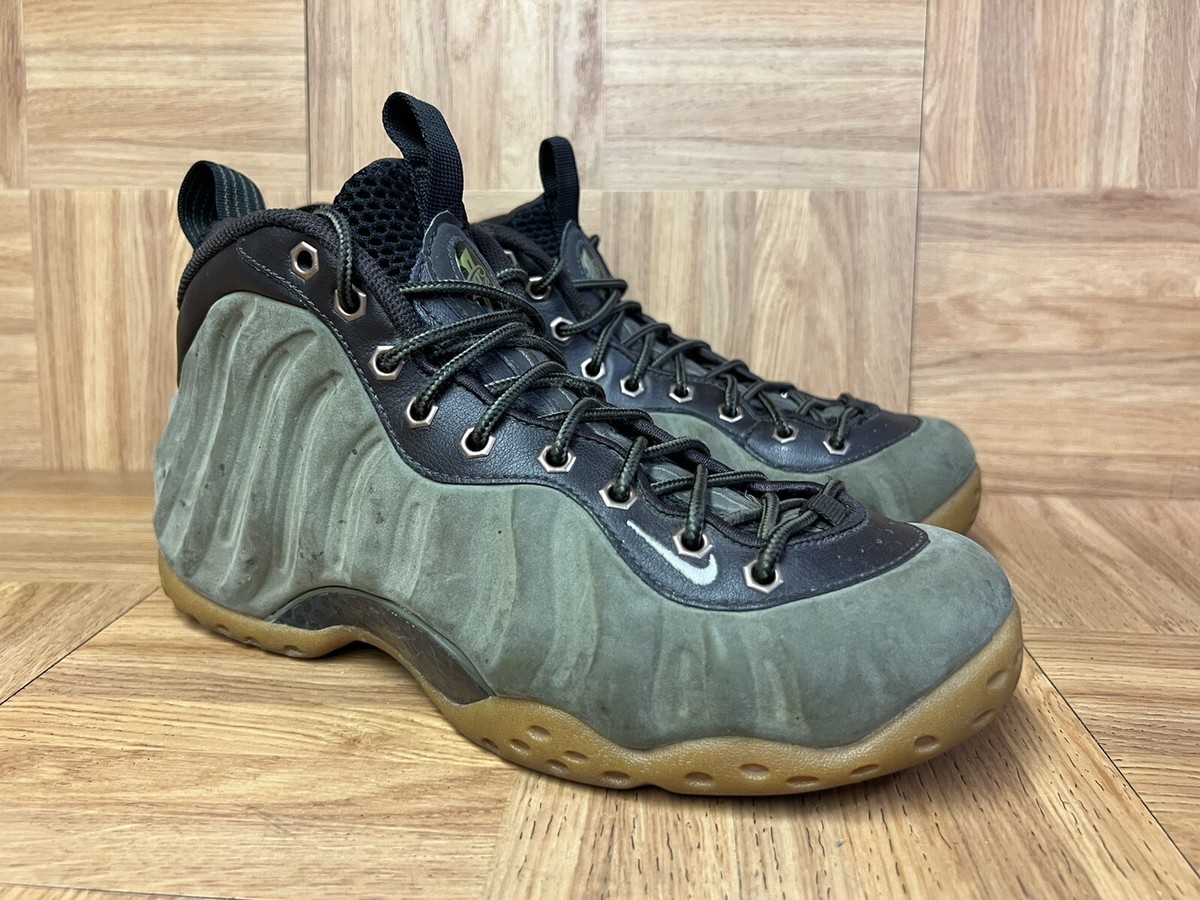 靴 Nike Air Foamposite One Olive RARE🔥 Nike Air Foamposite One Olive Gum Sole Sz 8 Men's Shoes