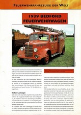Fire Truck 1939 Bedford / Info Sheet