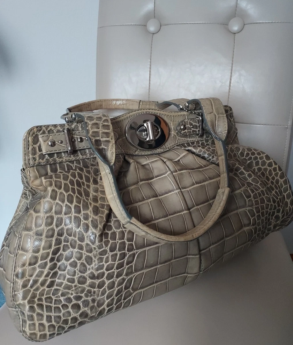 Coach cheap alligator handbag