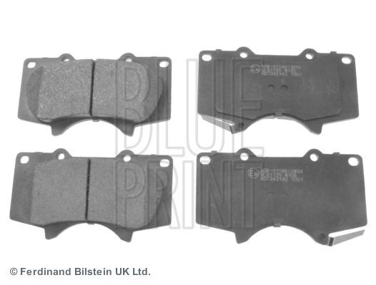 Blue Print ADT342142 Bremsbelagsatz, Scheibenbremse FüR Mitsubishi Toyota-image