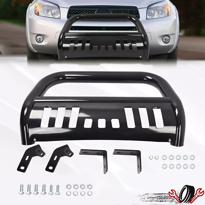 Fits For Toyota RAV4 2006-2016 3'' Black Bull Bar Push Brush Bumper Grille Guard