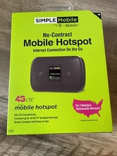 Simple Mobile Moxee 4G No-Contract Mobile Hotspot Color Display BRAND NEW SEALED