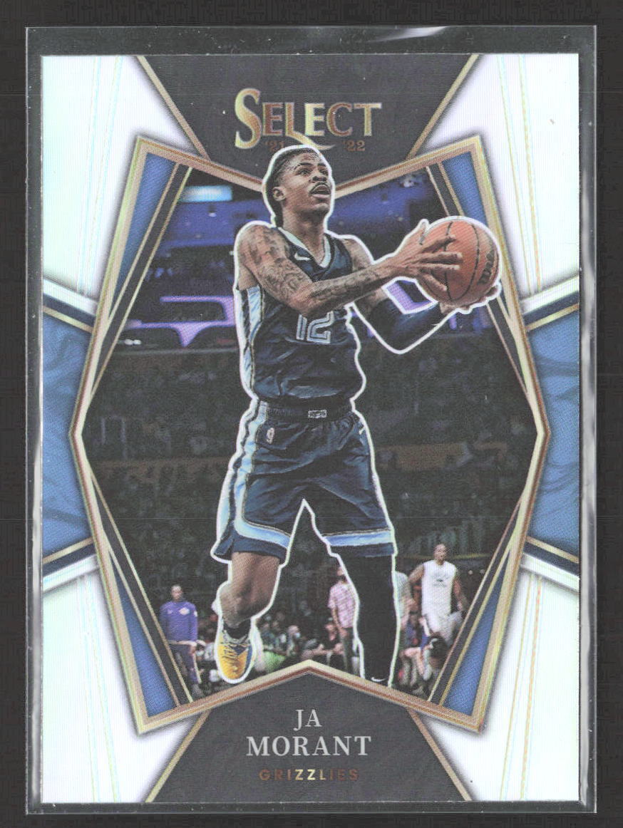 2021-22 Panini Select Ja Morant #125 SILVER Prizm Memphis Grizzlies