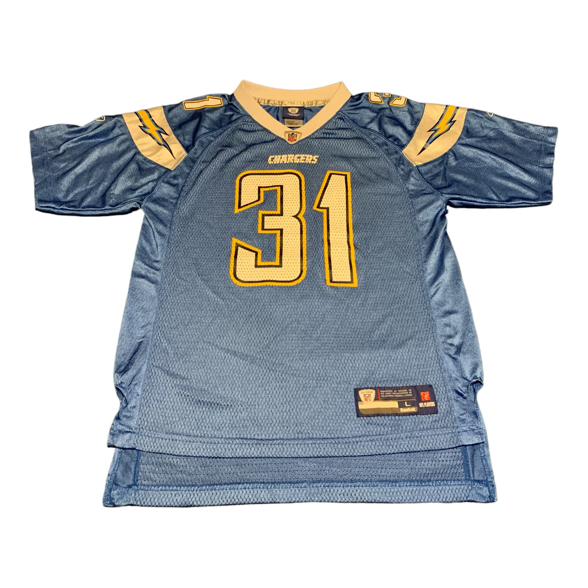 chargers nfl jersey youth size