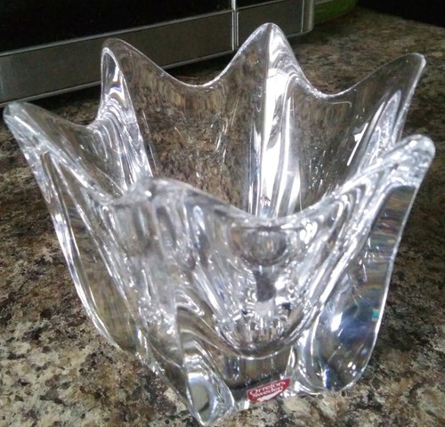 "Orrefors Sweden" Handblown Crystal Signed Decorative with original sticker 5' H - Picture 9 of 11
