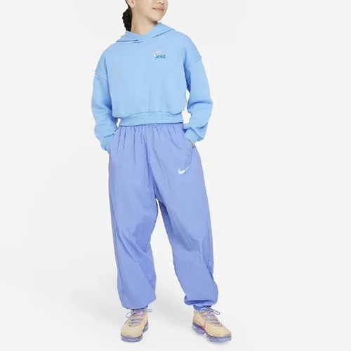 Nike Kids Sweatshirts with hood FD2936-412 Blue - Sz L - Picture 2 of 3