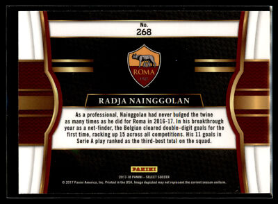 2017-18 Panini Select Field Level Base Set #268 Radja Nainggolan