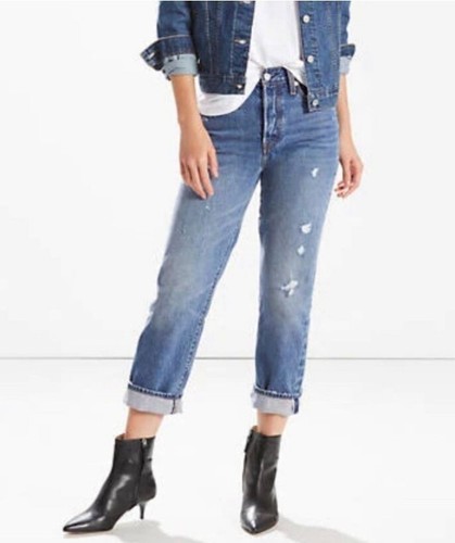 Levi's Wedgie Straight Distressed Jean 