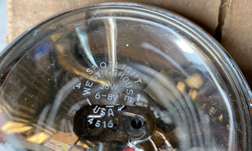 47 48 49 50 51 52 53 54 55 KAISER FRAZER HENRY J SPOT LIGHT DEALER ACCESSORY NOS - Image 4 of 4