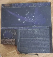 Vntg Letterpress Printing Block Rolcor Vibrpac Roller Rolling Machine Tractor Ad