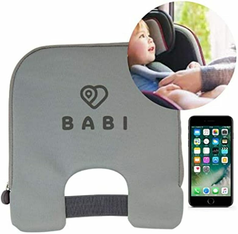 BABI CUSCINO SMART ANTIABBANDONO SEGGIOLINO AUTO BAMBINO SICUREZZA BLUETOOTH