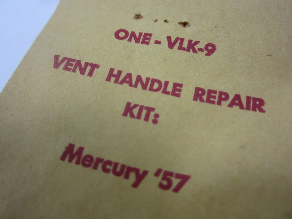 Kit de reparación de manija de ventilación 57 Mercury Medalist Montclair Monterey VLK9 Foto 3 de 3