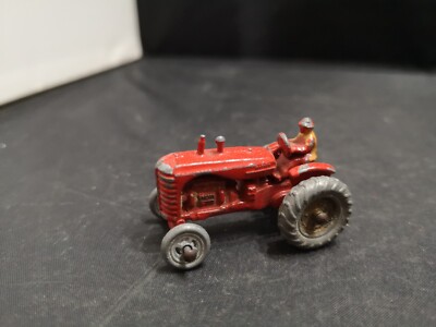 W61-MATCHBOX LESNEY No4A Massey Harris Traktor