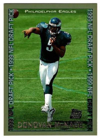 1999 Topps #341 Donovan McNabb RC - Philadelphia Eagles