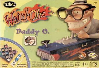 FACTORY SEALED 1999 Testors Weird Ohs Daddy O Model Rat Rod Dragster