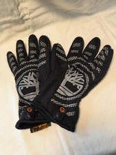 Timberland Black Fabric Gloves Sz. M