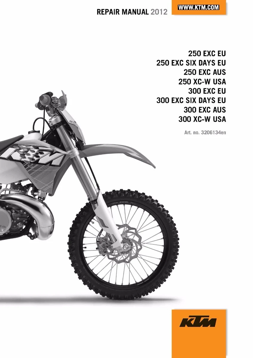 300 EXC Motorcycle Repair Manuals & Literature for sale | eBay