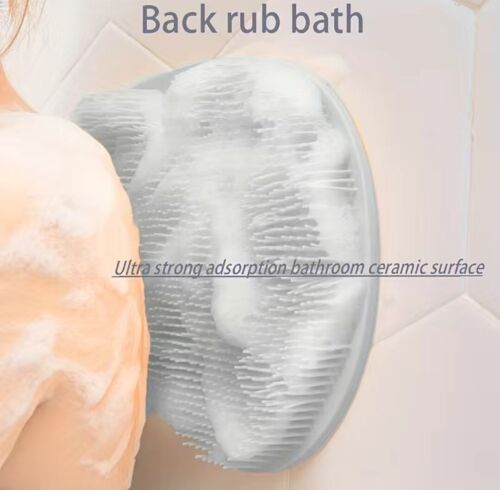 Exfoliating Silicone Bath Massage Pad Non-Slip Suction Cup Foot And Back Scrubs - Picture 5 of 7
