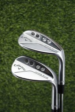 Callaway Jaws Raw Chrome 54° 60° Wedge Set S Flex w/ HC