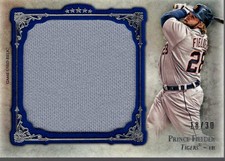 2013 Topps Five Star Jumbo Jersey Blue #PF Prince Fielder Jersey /30 - BB