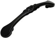 10 Pack 7068FB Flat Black Cabinet Hardware Handle Pull - 3-3/4 Inch 96mm Hole...