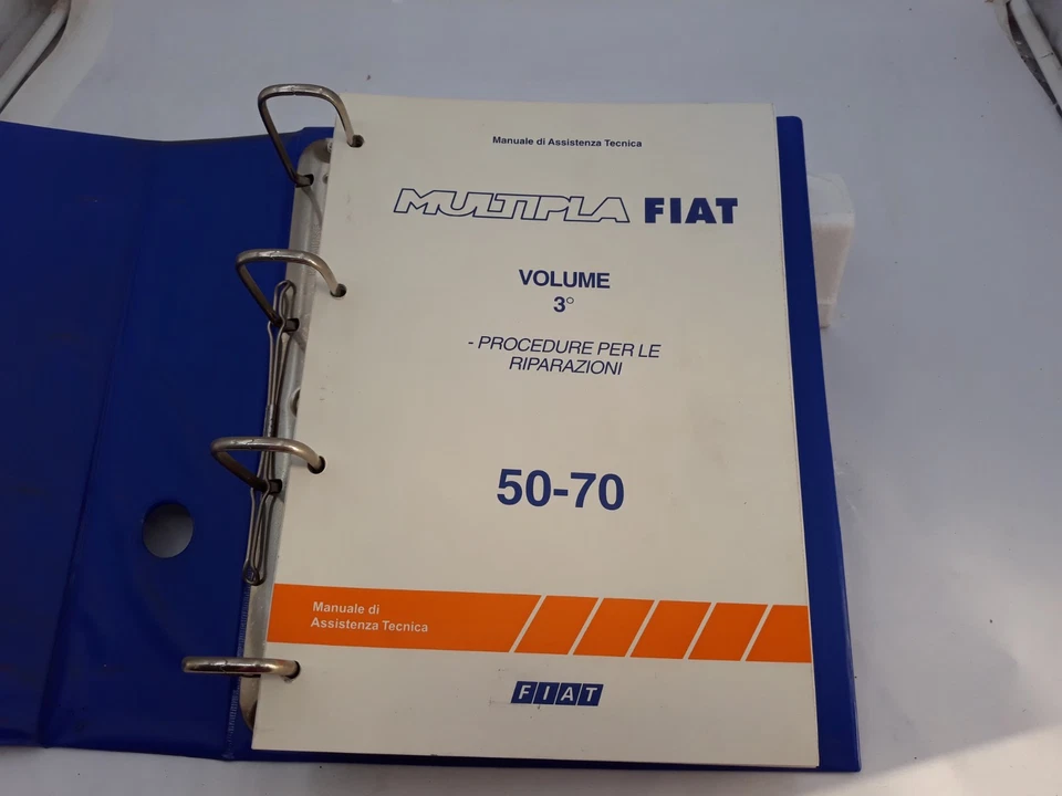 Manuale officina Fiat Multipla 3° volume procedure per le riparazioni ediz. 1999 - Immagine 4 di 4