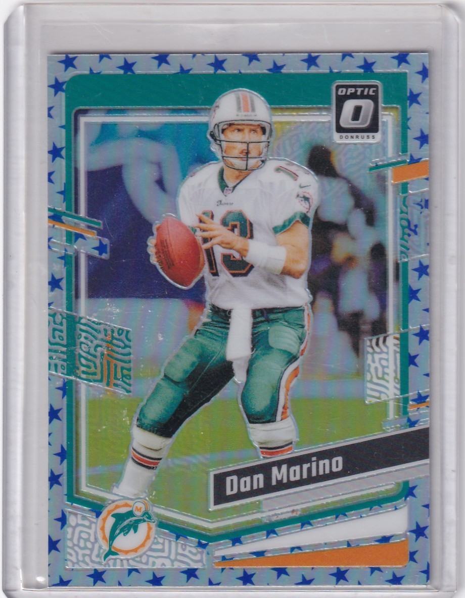 2023 Panini Donruss Optic Blue Stars #114 Dan Marino - Miami Dolphins