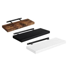 Floating Shelf Rustic Hanging Shelf Decorative Sturdy Easy to Install Space