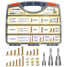 791Pcs Grade 8.8 M6 M8 M10 Metric Bolt Assortment M6x1.0 Bolt M8x1.25 Bolt M1
