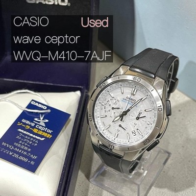 Casio Wave Ceptor Solar Radio-Controlled Watch WVQ-M410-7AJF Men's  White used