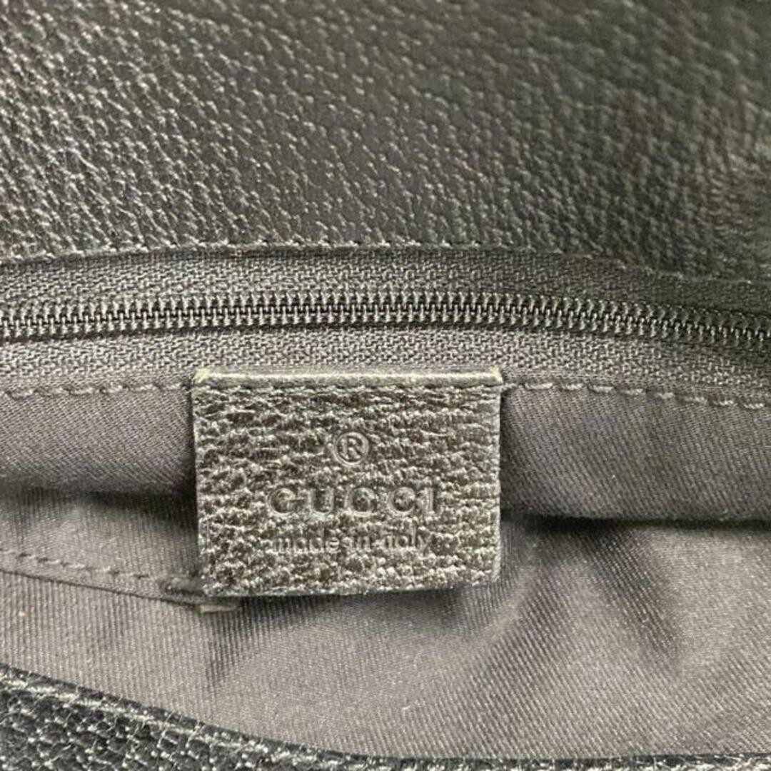 Gucci Eclipse GG Tote Bag Black Leather Small Used Stylish Bag thumbnail 7