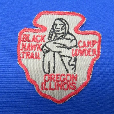 Boy Scout Camp Lowden Black Hawk Trail Oregon Illinois Patch 2511B1