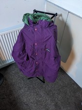 vintage berghaus jacket mens large purple green