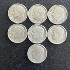 7 1963 SILVER ROOSEVELT DIMES USA UNITED STATES OF AMERICA MINT COIN COLLECTOR