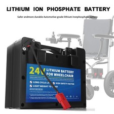 24V12Ah Lithium-Ion Wheelchair Battery Rechargeable High Performance